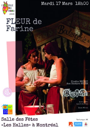Affiche FLEUR DE FARINE - Théâtre
