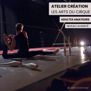 Affiche Atelier création - Les Arts du Cirque