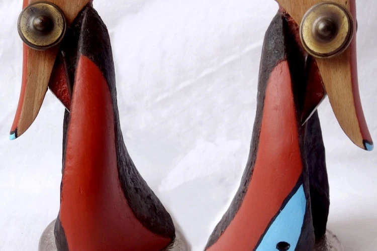 Perplexe - 9x9x17 assemblage à partir d'un embauchoir à chaussure