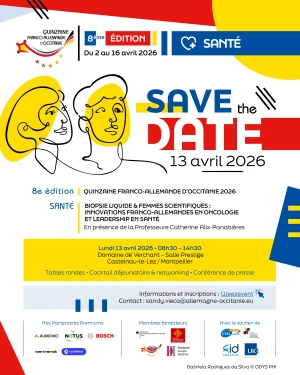 Affiche Biopsie liquide & femmes scientifiques : innovations franco-allemandes en oncologie et leadership en santé