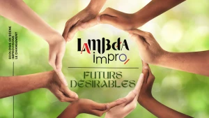 Affiche Futurs Désirables - Spectacle improvisé