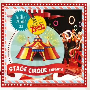 Affiche Stage cirque - Enfants