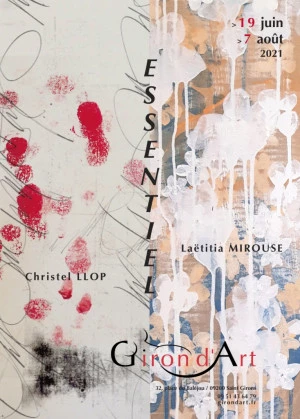 Affiche Exposition : Essentiel à l'Atelier Galerie Giron d'Art