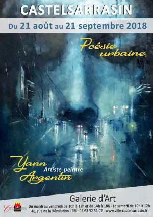 Affiche Exposition "Poésie Urbaine"