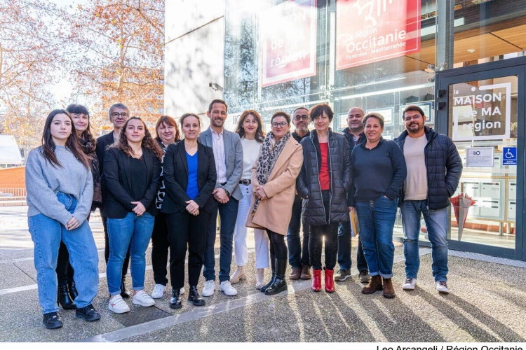 Les équipes de la Maison de Ma Région-Montauban - Leo Arcangeli Région Occitanie 