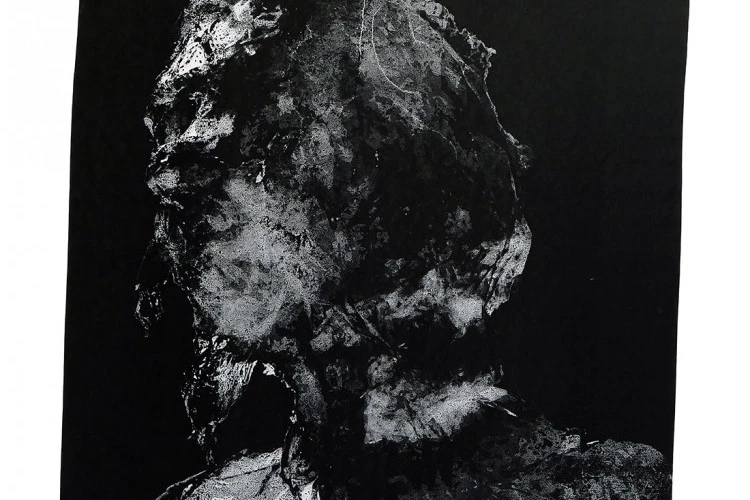 RNP 189 - Révélation à l'encre de Chine sur papier de format 146 x 127 cm réalisé en 2020 - Thomas de Vuillefroy 