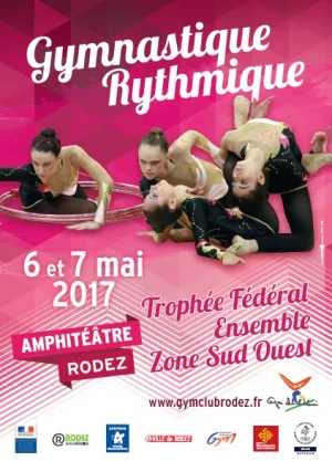 Affiche Gymnastique Rythmique : 1/2 finale du Championnat de France Ensembles