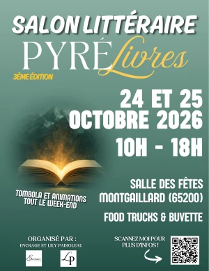 Affiche Salon Littéraire Pyrélivres
