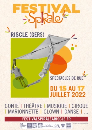 Affiche Festival Spirale à Riscle