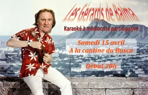Affiche Les Gérards de Balma - Karaoké live à médiocrité participative