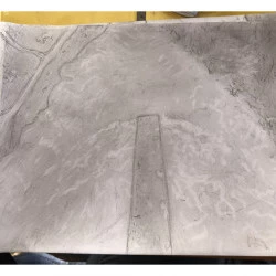 Aiga - Carnet de la Meyrosse (Drôme), extrait - Technique mixte - Extrait du projet "Aiga - La cartographie sensible de l'eau" - 2021 - Philippe Pitet 