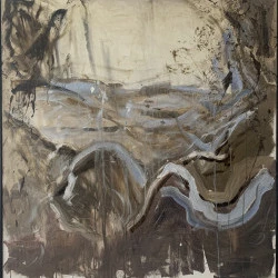sans titre, (montagne 3) 160 x170 cm 2024 - mixed media.