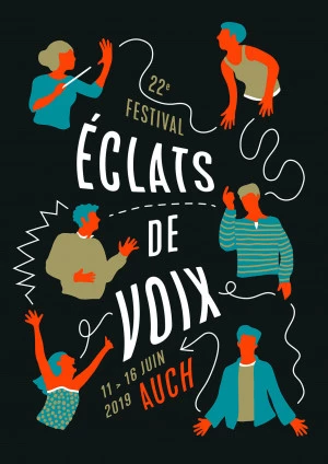 Affiche Festival Éclats de Voix