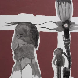 Plop - huile sur toile 81 x 100 cm - Joseph Lazaro 