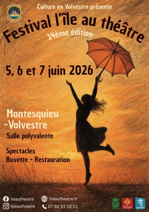 Affiche Festival l'île au théâtre