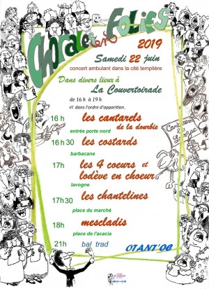 Affiche Chorales en Folie