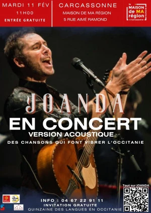 Affiche Joanda en concert