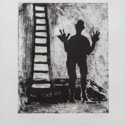 sans titre - gravure au carborundum 20x25 cm 2016