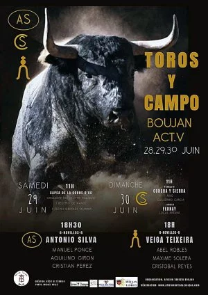 Affiche TOROS y CAMPO - JUIN 2019