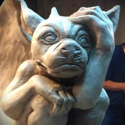 gargouilles - sculpture en argile