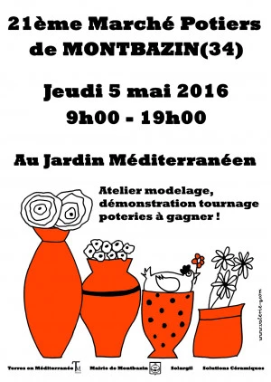 Affiche Marché Potier de Montbazin