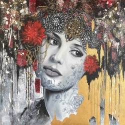 Angela - Huile sur toile