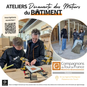 Affiche Ateliers Découverte des Métiers du Bâtiment