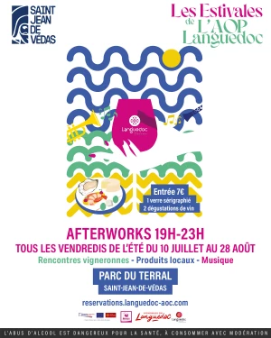 Affiche LES ESTIVALES DE SAINT JEAN DE VEDAS 