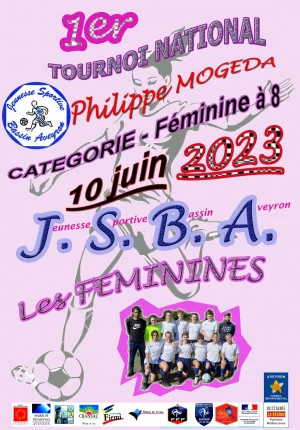Affiche Tournoi National de Football Féminin à 8