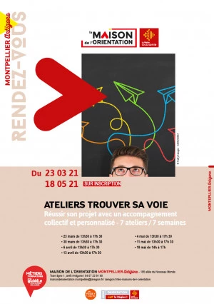 Affiche Ateliers - Trouver sa voie 