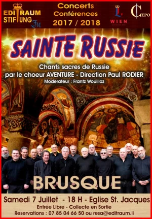 Affiche Sainte Russie 