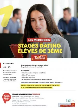 Affiche Stage dating (Elèves de 3e)
