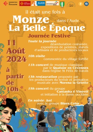 Affiche Il était une fois à Monze "La Belle Époque "