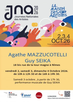 Affiche Journées Nationales des artistes