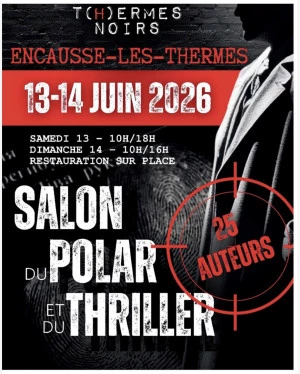 Affiche T(h)ermes Noirs Salon du Polar et du Thriller