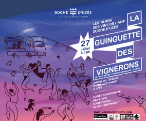 Affiche La Guingette des vignerons du Duché d'Uzès