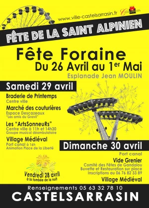 Affiche Fête de la Saint Alpinien