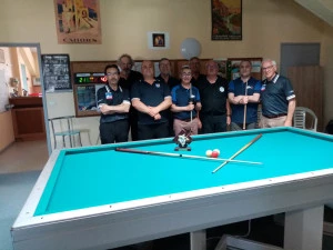 Affiche Billard Cahors Finale du district Quercy Rouergue Bande Régionale 2 