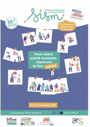 Affiche Les Semaines d'information sur la santé mentale du Sicoval