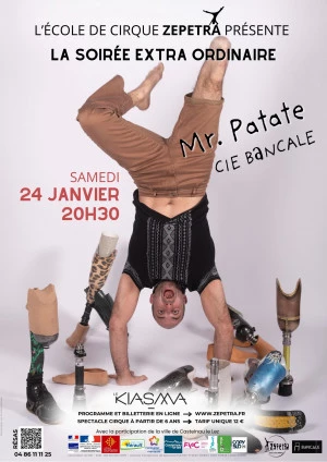 Affiche La soirée Extra Ordinaire et la Cie BaNCALE