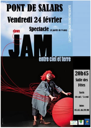 Affiche Spectacle "Entre ciel et terre" par la Compagnie Doré