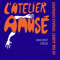 CARTE DE VISITE - L'ATELIER AMUSé - v.cros 