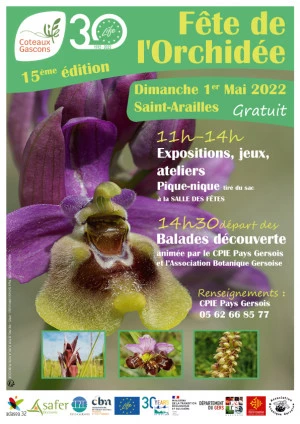 Affiche Fête de l'orchidée