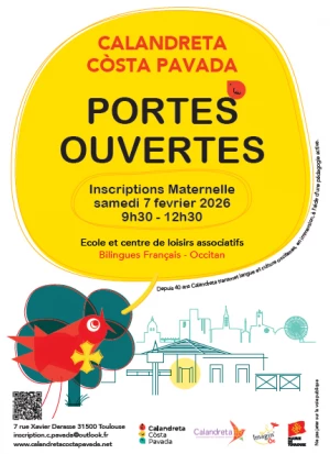 Affiche Portes ouvertes de la Calandreta