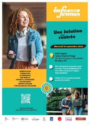 Affiche Forum : Une solution à la rentrée