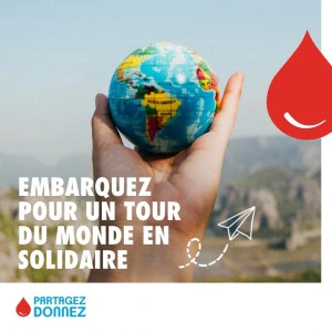 Affiche Le tour du monde en solidaire continue !