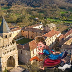 Affiche "Pil et le secret de l'Abbaye"