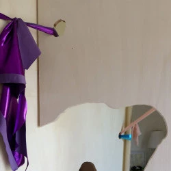 Affleur - bois, tissus, maquillage, avec Nicolas Puyjalon - Kévin Chrismann 