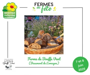 Affiche Semaine de la Bio - Visite de ferme bio à Beaumont de Lomagne