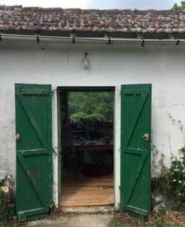 porte d'entrée de l'atelier